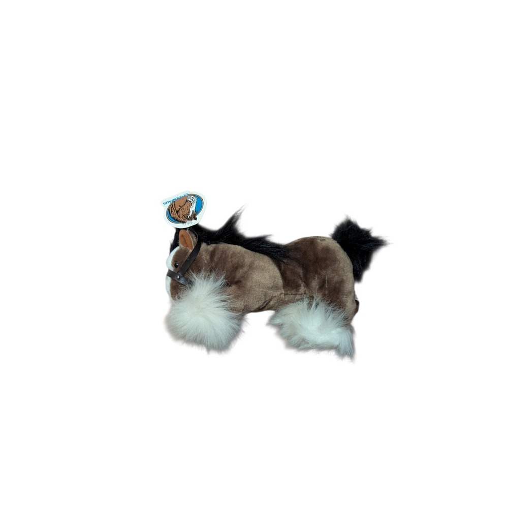 Vintage Anheuser-Busch Budweiser Clydesdale Plush Horse w/ Tag 15041 Korea